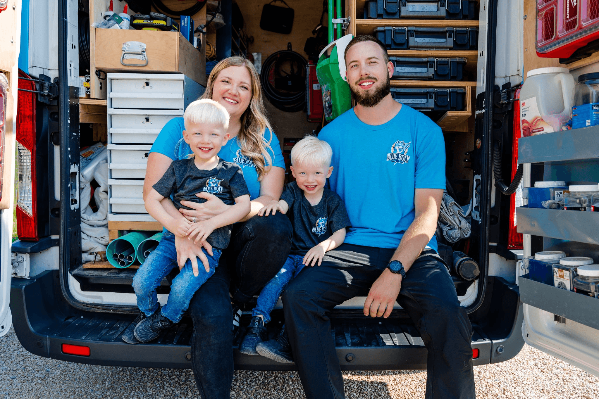 Spencer McGuire and family